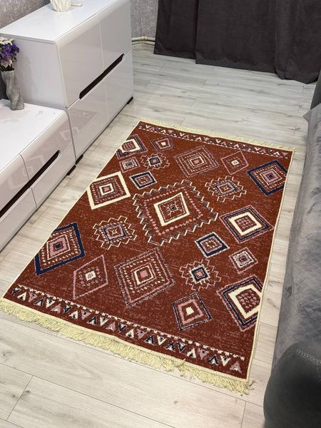 Двосторонній килим &laquo;Chery&raquo;  AM 001 BEIGE RED фото